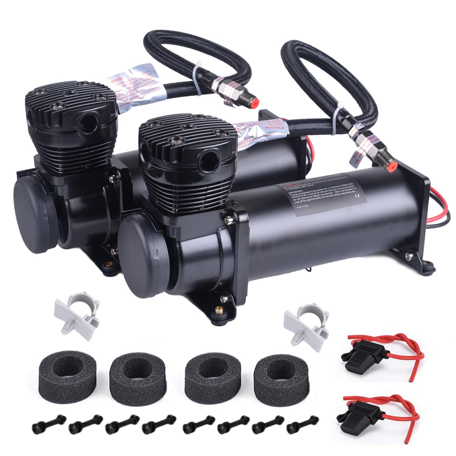 Amazon.com: CNRAQR 2PCS 200PSI Heavy Duty Air Train Horn/Air Ride